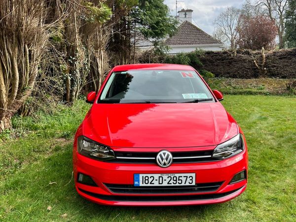 Volkswagen Polo Hatchback, Petrol, 2018, Red