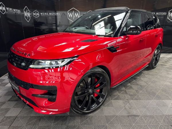 Land Rover Range Rover Sport SUV, Petrol Hybrid, 2023, Red