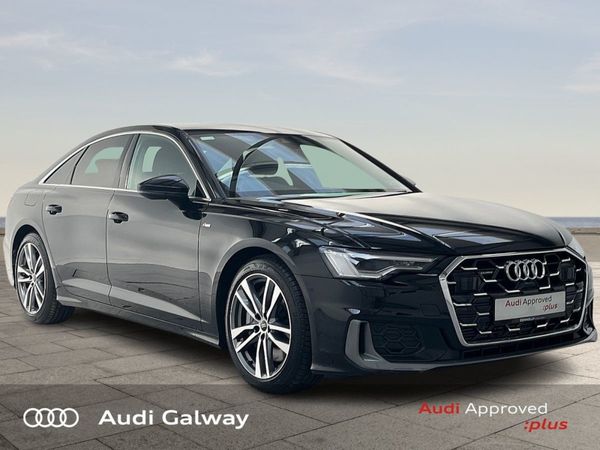Audi A6 Saloon, Petrol Hybrid, 2025, Black