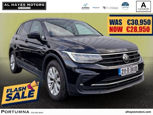 Volkswagen Tiguan SUV, Diesel, 2021, Black