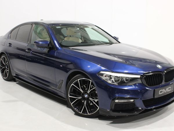 BMW 5-Series Saloon, Diesel, 2017, Blue