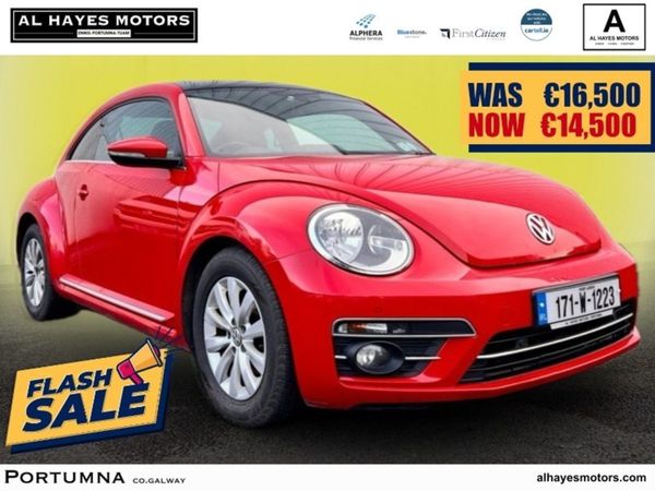 Volkswagen Beetle Hatchback, Diesel, 2017, Red
