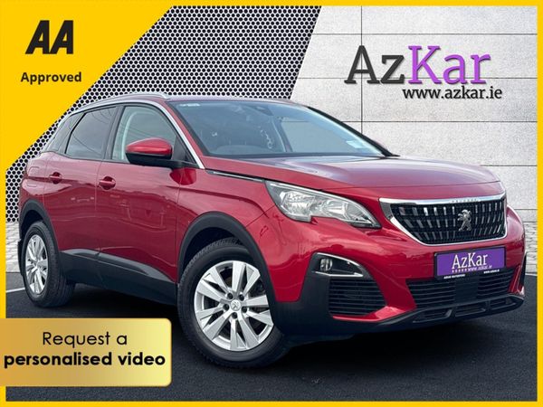 Peugeot 3008 Saloon, Diesel, 2019, Red