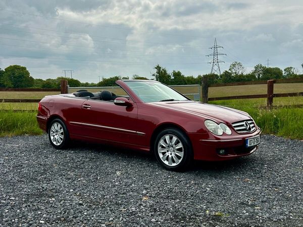 Mercedes-Benz CLK Convertible, Petrol, 2007, Red