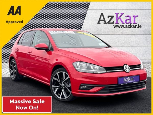 Volkswagen Golf Hatchback, Diesel, 2019, Red