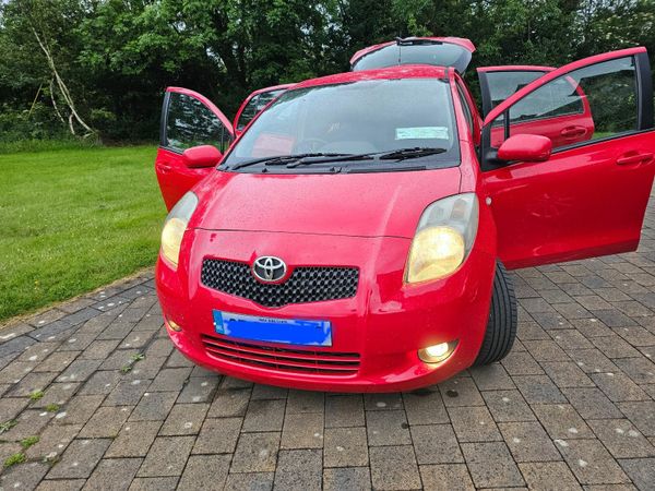 Toyota Yaris Hatchback, Diesel, 2007, Red