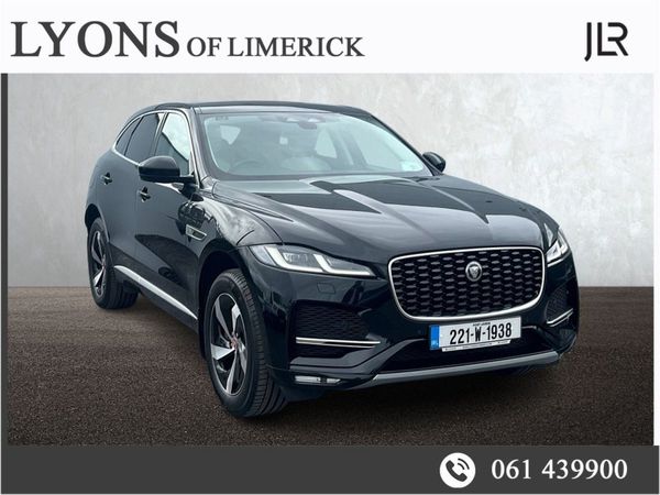 Jaguar F-Pace SUV, Petrol Plug-in Hybrid, 2022, Black