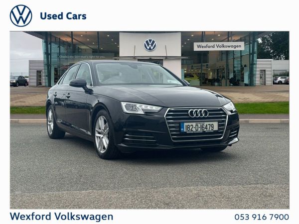 Audi A4 Saloon, Diesel, 2018, Black