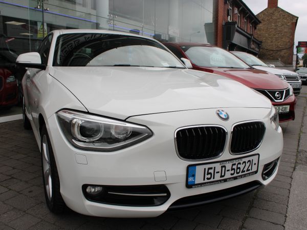 BMW 1-Series Hatchback, Petrol, 2015, White