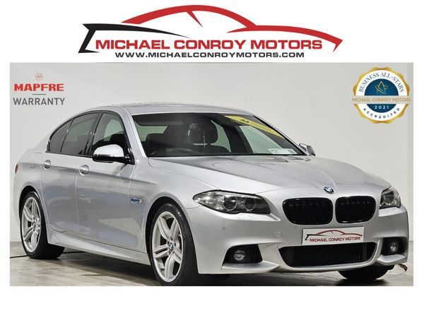 BMW 5-Series Saloon, Diesel, 2014, Silver