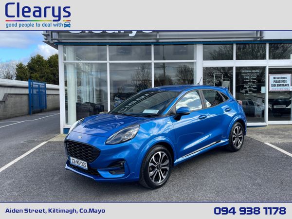 Ford Puma MPV, Petrol Hybrid, 2023, Blue