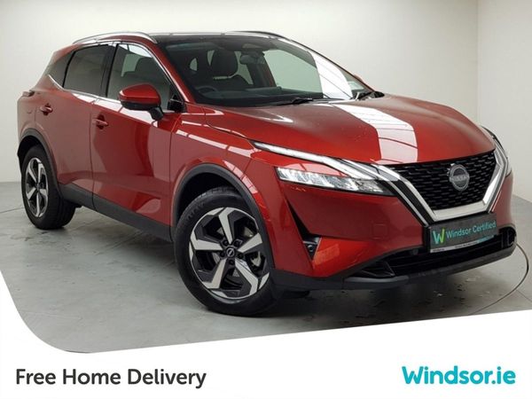 Nissan Qashqai MPV, Petrol Hybrid, 2024, Red