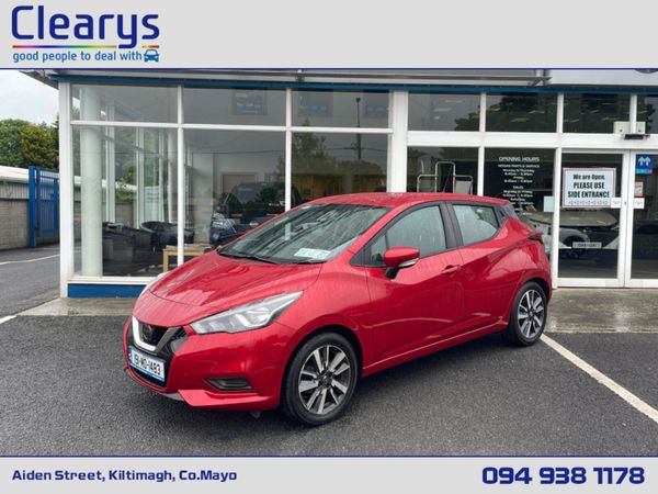 Nissan Micra Hatchback, Petrol, 2019, Red