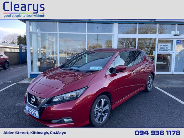 Nissan Leaf Hatchback, Electric, 2022, Red