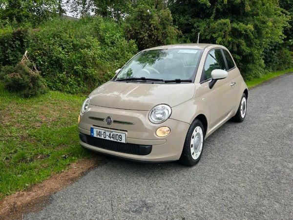 Fiat 500 Hatchback, Petrol, 2014, Beige