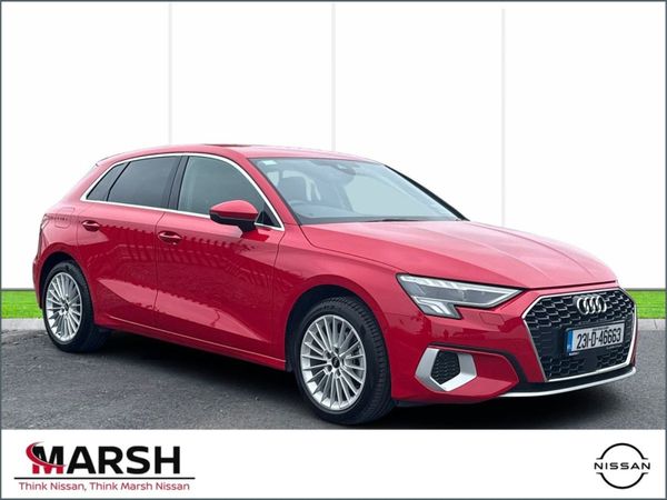 Audi A3 Hatchback, Petrol, 2023, Red