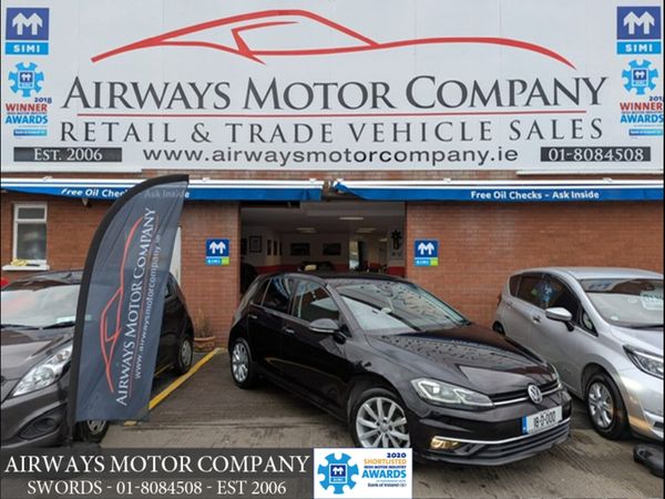 Volkswagen Golf Hatchback, Petrol, 2018, Black