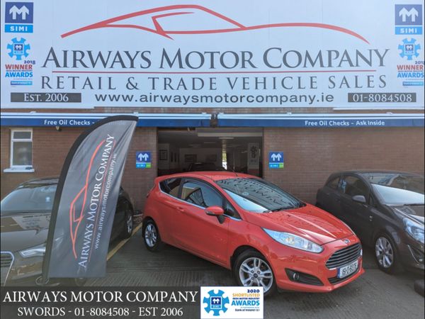Ford Fiesta Hatchback, Petrol, 2015, Red