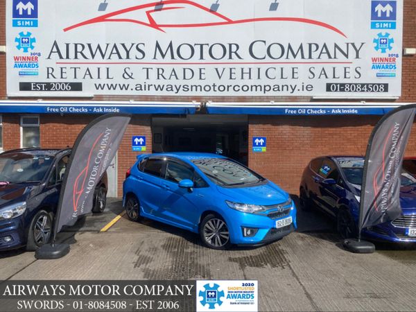 Honda Fit Hatchback, Petrol Hybrid, 2015, Blue