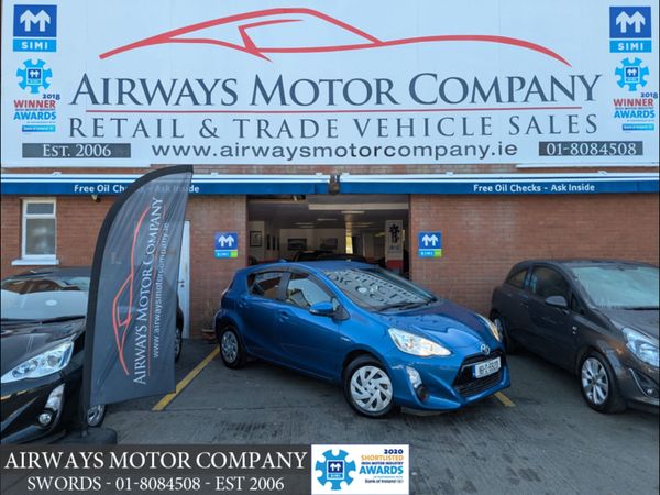 Toyota Aqua Hatchback, Petrol Hybrid, 2016, Blue