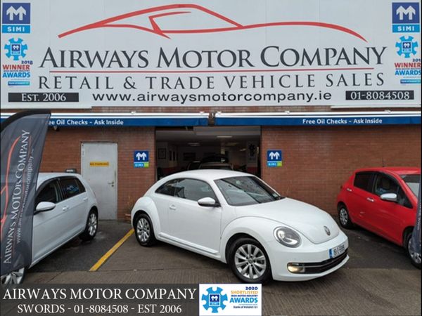Volkswagen Beetle Hatchback, Petrol, 2015, White