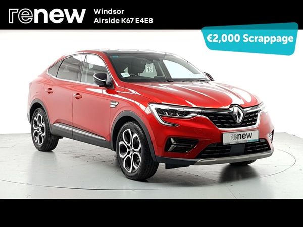 Renault Arkana Hatchback, Petrol Hybrid, 2022, Red