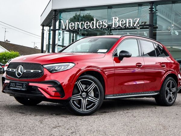 Mercedes-Benz GLC SUV, Diesel Hybrid, 2025, Red