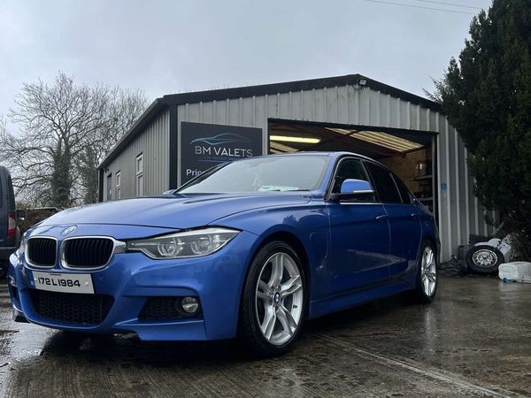 BMW 3-Series Saloon, Petrol Plug-in Hybrid, 2017, Blue