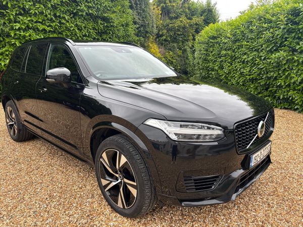 Volvo XC90 SUV, Petrol Plug-in Hybrid, 2019, Black