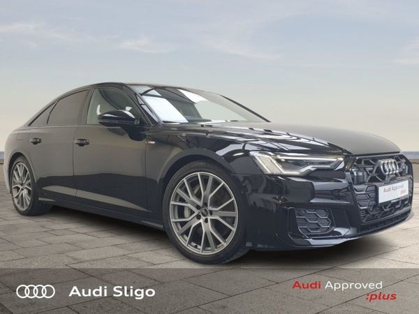 Audi A6 Saloon, Petrol Hybrid, 2024, Black