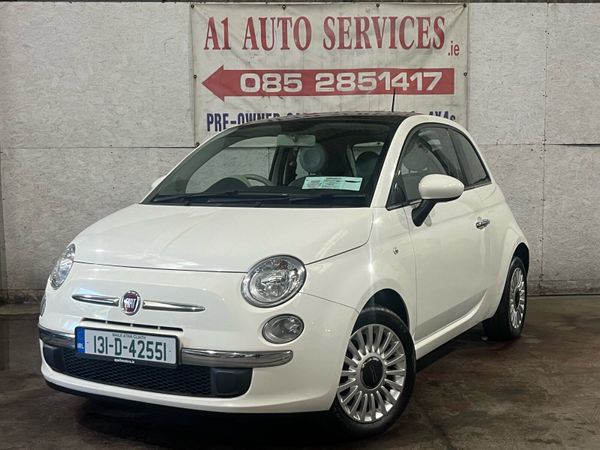 Fiat 500 Hatchback, Petrol, 2013, White