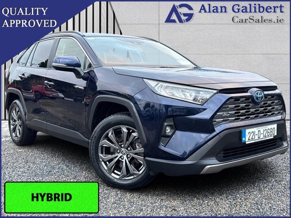 Toyota RAV4 SUV, Petrol Hybrid, 2022, Blue