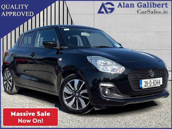 Suzuki Swift Hatchback, Petrol, 2021, Black