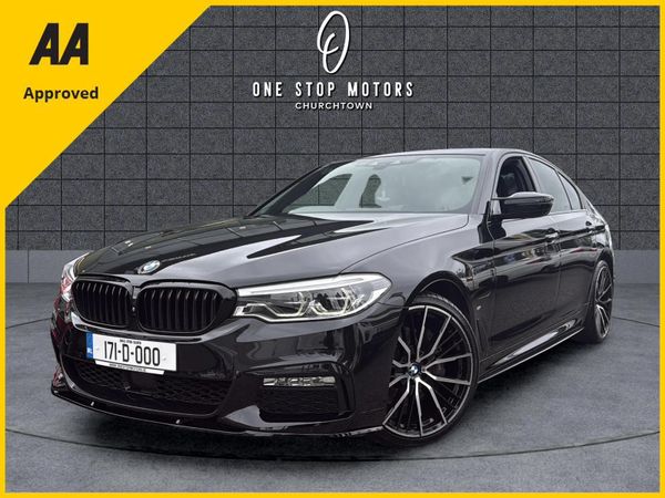 BMW 5-Series Saloon, Petrol Plug-in Hybrid, 2017, Black