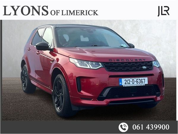 Land Rover Discovery Sport SUV, Petrol Plug-in Hybrid, 2021, Red
