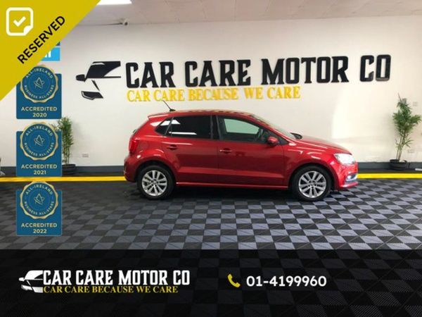 Volkswagen Polo Hatchback, Petrol, 2017, Red