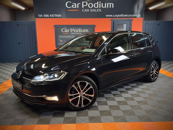 Volkswagen Golf Hatchback, Diesel, 2019, Black