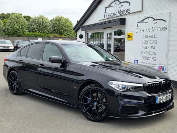 BMW 5-Series Saloon, Petrol Plug-in Hybrid, 2019, Black