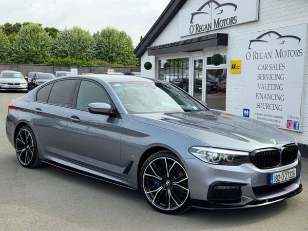 BMW 5-Series Saloon, Petrol Plug-in Hybrid, 2018, Blue