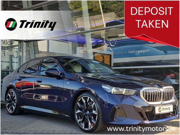 BMW 5-Series Saloon, Petrol Plug-in Hybrid, 2024, Blue