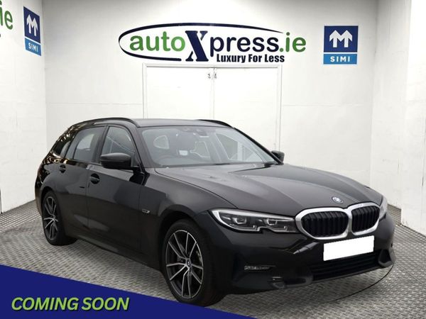 BMW 3-Series Estate, Hybrid, 2021, Black