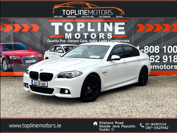BMW 5-Series Saloon, Diesel, 2015, White