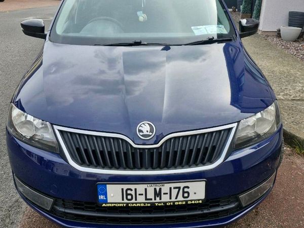 Skoda Rapid Hatchback, Petrol, 2016, Blue