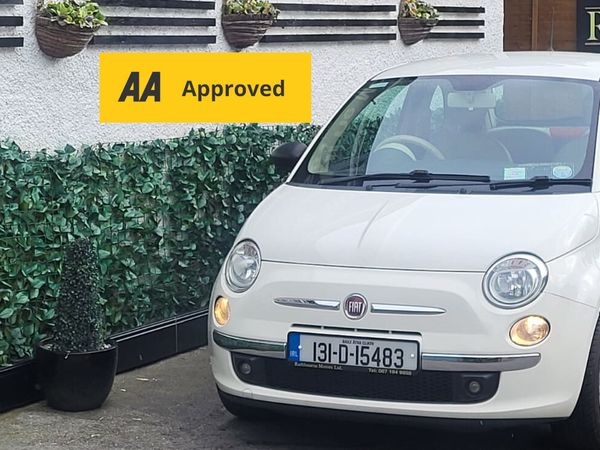 Fiat 500 Hatchback, Petrol, 2013, White