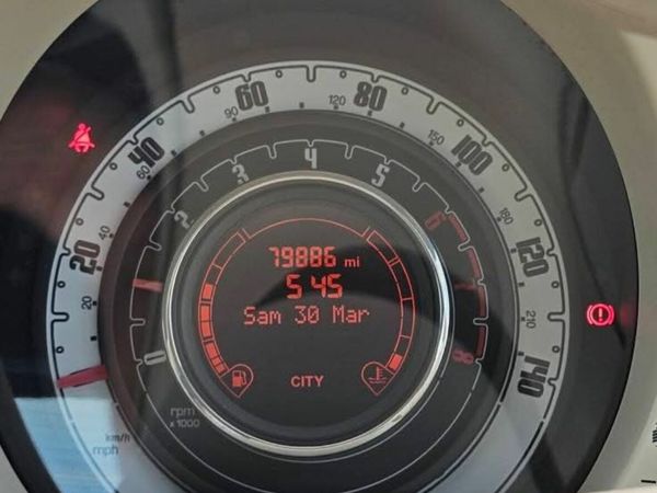 Fiat 500 Hatchback, Petrol, 2010, Blue