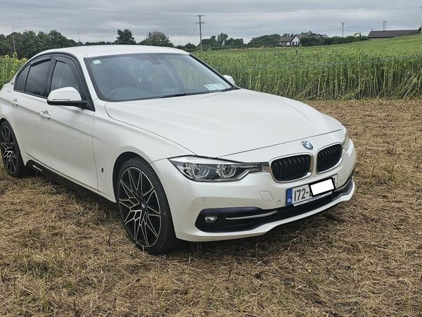 BMW 3-Series Saloon, Petrol Plug-in Hybrid, 2017, White