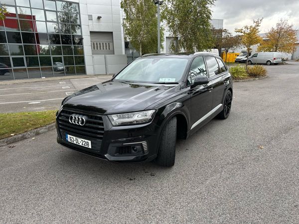 Audi Q7 SUV, Diesel Hybrid, 2016, Black