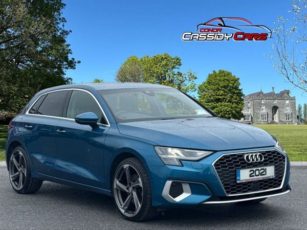 Audi A3 Hatchback, Hybrid, 2021, Blue