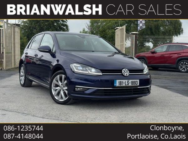 Volkswagen Golf Hatchback, Petrol, 2018, Blue