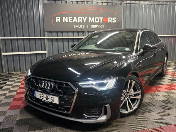 Audi A6 Saloon, Diesel Hybrid, 2025, Black